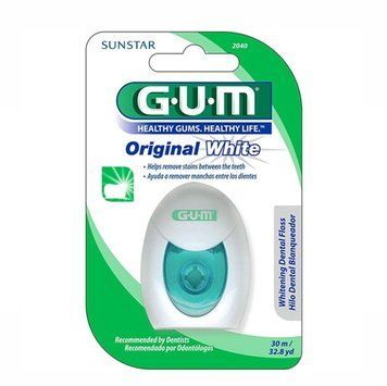 Зубная нить с мятой Gum Original White (Испания), 30 м НФ-00000715 фото