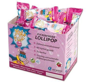 Леденец на палочке Xylipop, упаковка 50 штук (Ирландия) НФ-00000885 фото