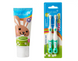 Акційний набір зубна паста Brush baby 0-3 роки, 50 мл + Дитяча зубна щітка Brush Baby First Brush 0-1 НФ-00000952 фото 1