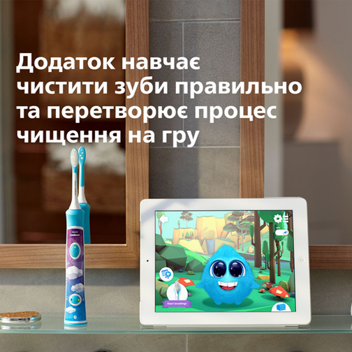Електрична дитяча зубна щітка з футляром PHILIPS Sonicare HX6322/04 (Нідерланди), від 3 років НФ-00000910 фото