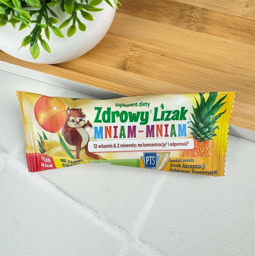 Леденец с ксилитом Zdrowy Lizak Mniam Mniam (Польша) НФ-00000855 фото