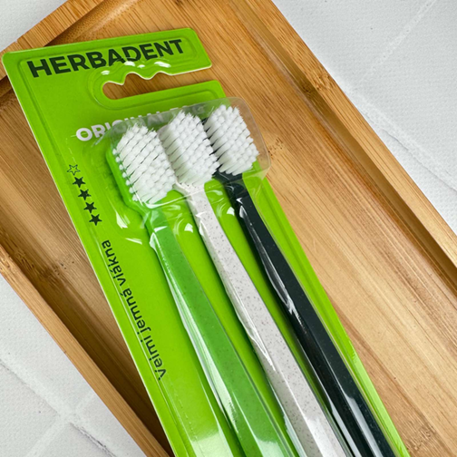Набор зубных щеток Herbadent supersoft (Чехия) НФ-00000346 фото
