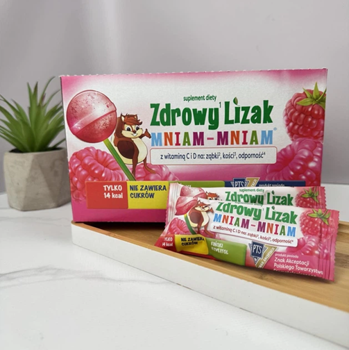 Леденец с ксилитом Zdrowy Lizak Mniam Mniam (Польша) НФ-00000852 фото