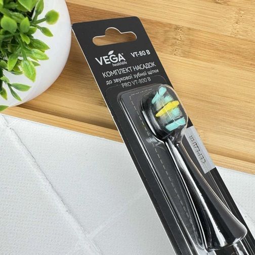 Насадки Vega VT-60B для звукової зубної щітки VT-800 Pro (КНР) НФ-00000814 фото
