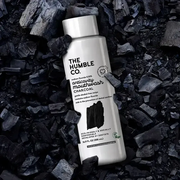 Ополіскувач для ротової порожнини з активованим вугіллям The Humble (Швеція) 500 мл НФ-00000178 фото