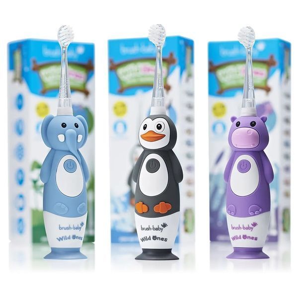 Електрична дитяча зубна щітка Brush-Baby WildOnes Sonic Toothbrush (Ірландія), 0-10 років НФ-00000247 фото