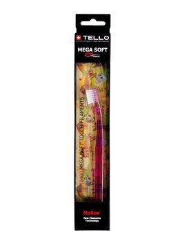 Детская зубная щетка ультрамягкая Tello Mega Soft 10400 (Швейцария), 0-5 лет НФ-00000515 фото