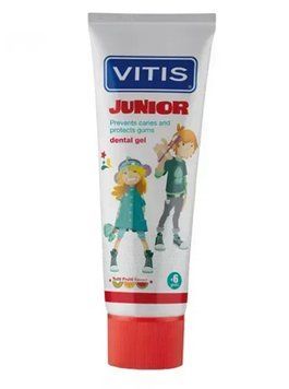 Детская зубная паста VITIS JUNIOR (Испания) с фруктовым вкусом, от 6 лет, 75 мл НФ-00000362 фото