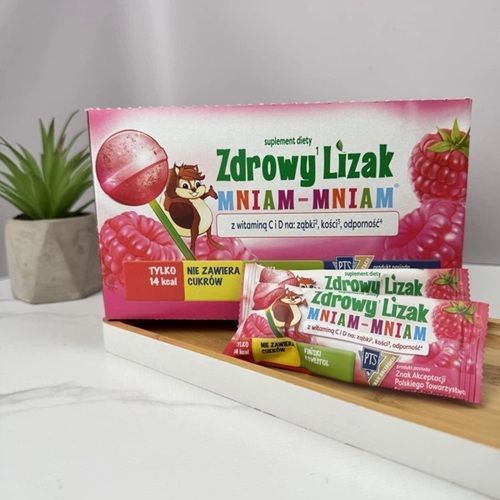Льодяник з ксилітом Zdrowy Lizak Mniam Mniam, плоский (Польща) НФ-00001109 фото