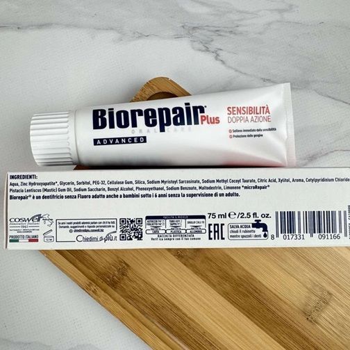 Зубна паста Biorepair Екстра позбавлення чутливості (Італія), 75 мл НФ-00000708 фото