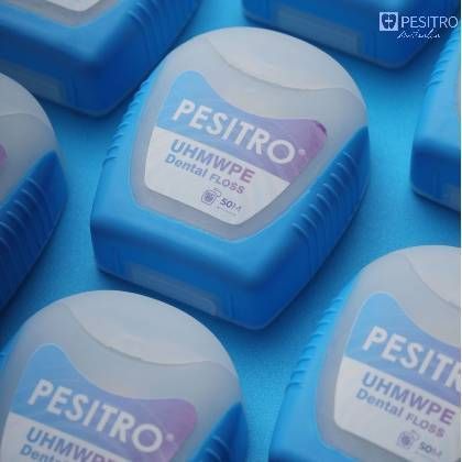 Зубна нитка м'ятна Pesitro (КНР), 50 м НФ-00000535 фото
