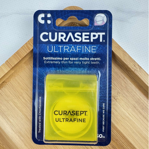 Зубная нить Curasept Ultrafine (Италия), 50 м НФ-00000796 фото