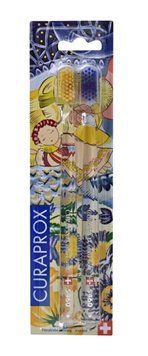 Набор зубных щеток Curaprox 5460 Ultra Soft Special Edition Ukraine (Швейцария), 2 шт. НФ-00000820 фото