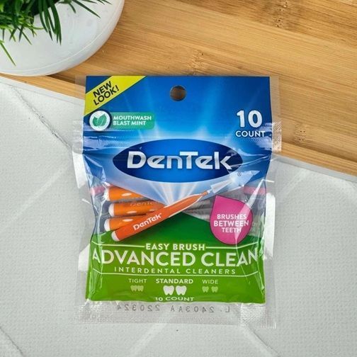 Межзубные очистители DenTek Easy brush для стандартных промежутков (США), 10 шт НФ-00000646 фото
