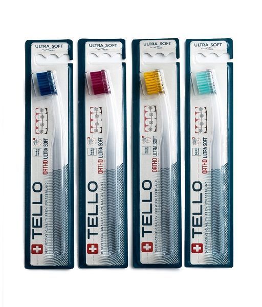 Зубна щітка ортодонтична Tello Ortho Ultra soft 4920 (Швейцарія) НФ-00000112 фото