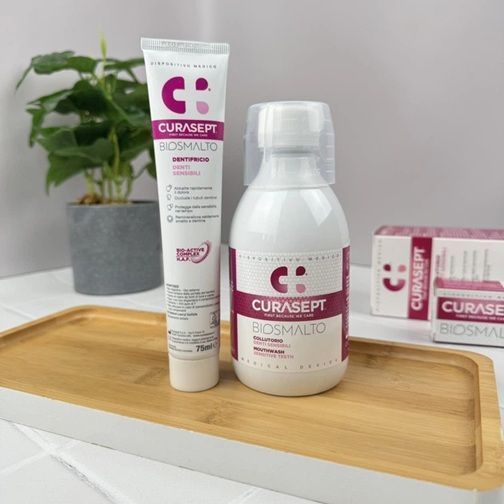 Ополаскиватель для чувствительных зубов Curasept Sensitive Teeth (Италия) 300 мл НФ-00000683 фото