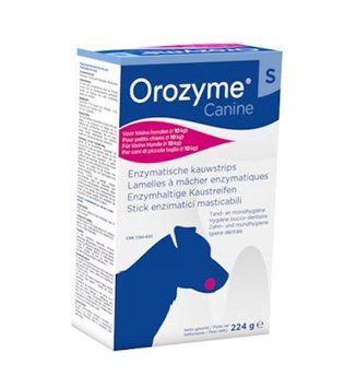 Дентальные коллагеновые полоски для собак малых пород весом до 10 кг. Orozyme (Бельгия), 24 шт НФ-00000789 фото