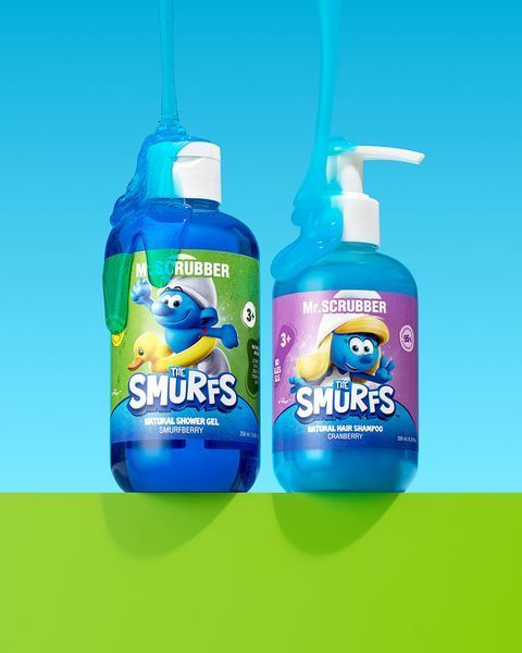 Гель для душу Smurfberry The Smurfs Mr. SCRUBBER (Україна), 250 мл НФ-00000972 фото