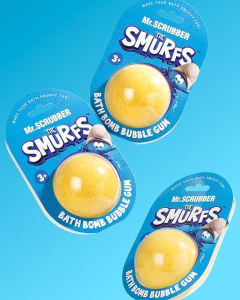 Бомбочка для ванни Bubble gum The Smurfs Mr. SCRUBBER (Україна), 200 г НФ-00000971 фото