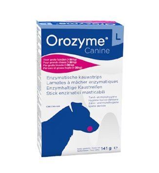 Дентальные коллагеновые полоски для собак больших пород весом от 30 кг Orozyme (Бельгия), 8 шт НФ-00000791 фото