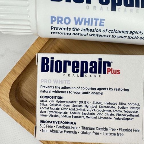 Зубная отбеливающая паста Biorepair Pro White Plus (Италия), 75 мл НФ-00000420 фото