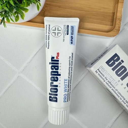 Зубная отбеливающая паста Biorepair Pro White Plus (Италия), 75 мл НФ-00000420 фото