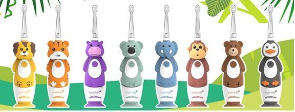 Электрическая детская зубная щетка Brush-Baby WildOnes Sonic Toothbrush (Ирландия), 0-10 лет НФ-00000282 фото