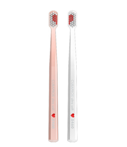 Набір зубних щіток Curaprox 5460 Ultra soft Duo Love Edition 2025 (Швейцарія), 2 шт НФ-00000661 фото