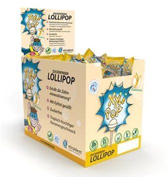 Леденец на палочке Xylipop, упаковка 50 штук (Ирландия) НФ-00000883 фото