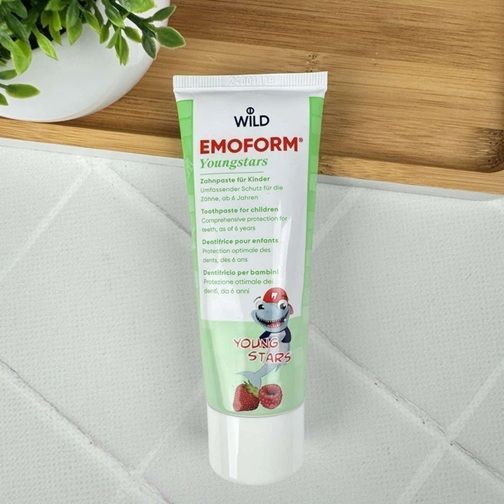 Дитяча зубна паста Dr. Wild Emoform Youngstars (Швейцарія), 6-12 років, 75 мл НФ-00000063 фото