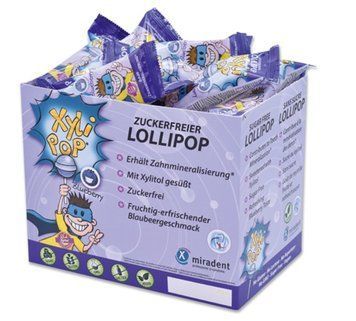 Леденец на палочке Xylipop, упаковка 50 штук (Ирландия) НФ-00000884 фото