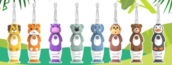 Электрическая детская зубная щетка Brush-Baby WildOnes Sonic Toothbrush (Ирландия), 0-10 лет НФ-00000316 фото