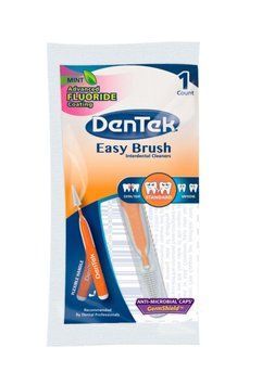 Межзубные очистители DenTek Easy brush для стандартных промежутков (США), 1 шт НФ-00000338 фото