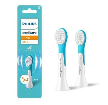 Сменные насадки на электрическую детскую зубную щетку Philips kids для детей 3+ лет (Нидерланды), 2 шт НФ-00000908 фото