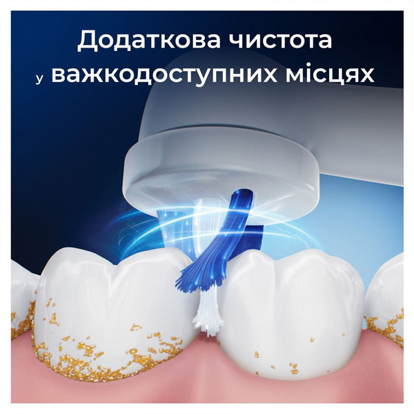 Сменные насадки на электрическую зубную щетку Oral-B iO Interdental Clean (Германия) 2 шт, белые НФ-00001055 фото