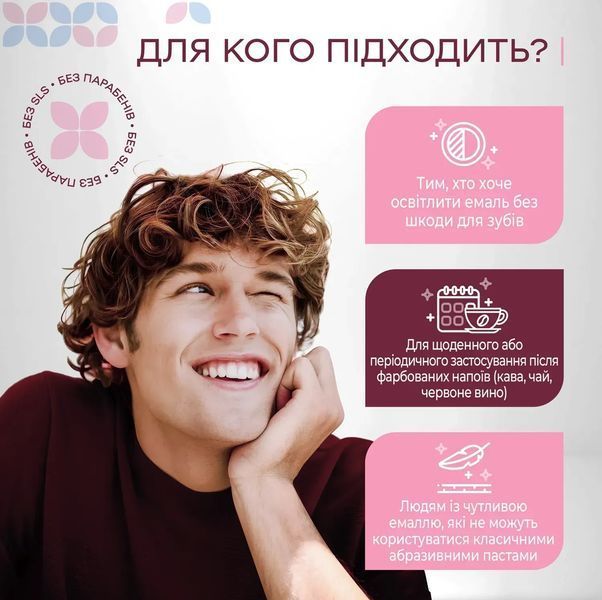 Інтенсивна відбілювальна зубна паста Medosan LumiWhite Pro (Україна), 75 мл НФ-00001126 фото