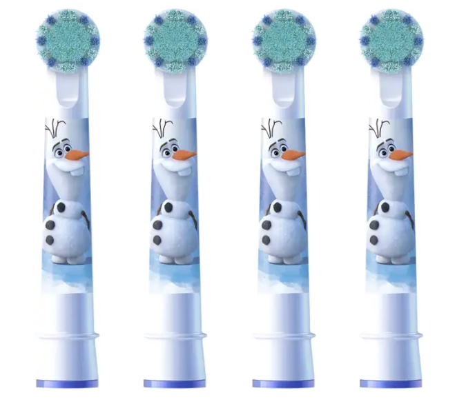 Сменные насадки на электрическую детскую зубную щетку Oral-B Kids Ледяное сердце 3+ (Германия), 4 шт НФ-00000610 фото
