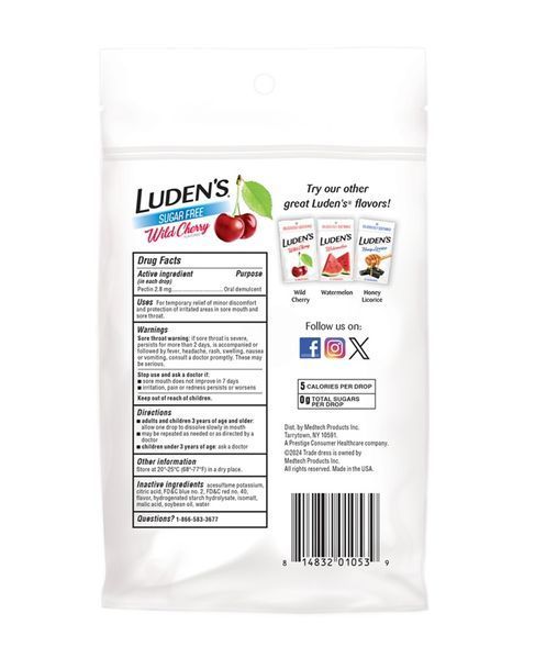 Льодяники Luden`s (США) 25 шт НФ-00000831 фото