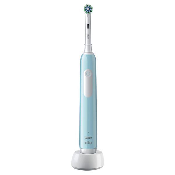 Электрическая зубная щетка с футляром Braun Oral-B Pro Series 1 CrossAction Blue (D305.513.3) (Германия) НФ-00000893 фото