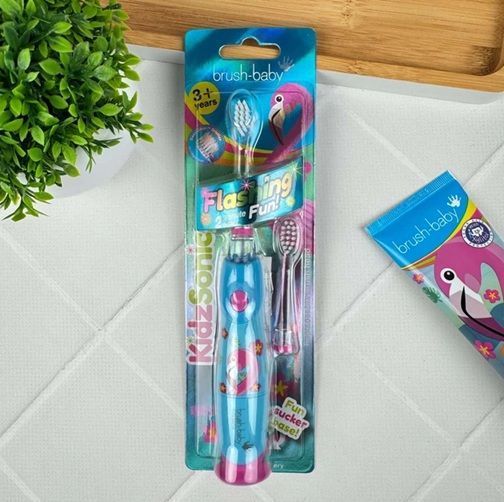Електрична дитяча зубна щітка Brush-Baby KidzSonic (Ірландія), 3+ роки НФ-00000240 фото