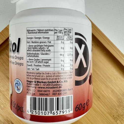 Леденцы Miradent&reg; Xylitol Drops (Германия) 26 шт НФ-00000095 фото