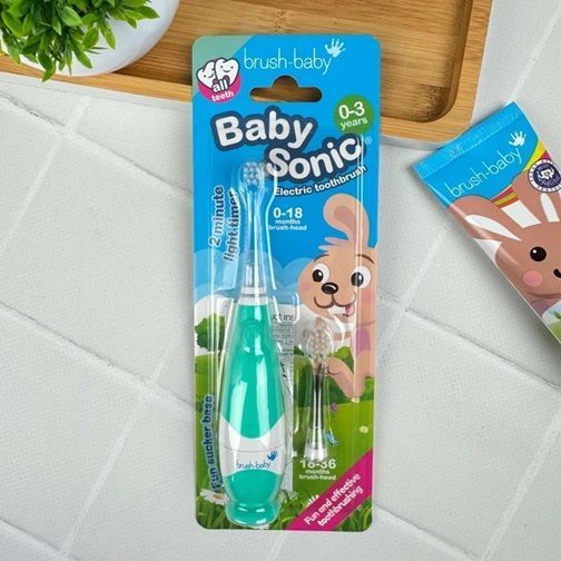 Електрична дитяча зубна щітка Brush baby BabySonic (Ірландія), 0-3 роки НФ-00000153 фото