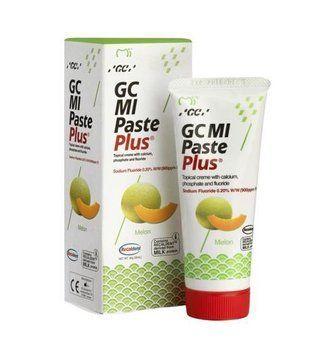 Крем для реминерализации зубов GC Mi Paste Plus Дыня (США), с 12 лет, 35 мл НФ-00000523 фото
