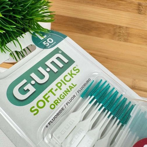 Набір міжзубних щіточок Gum Soft-Picks Comfort Flex (Іспанія), розмір М, 40 шт. НФ-00000598 фото