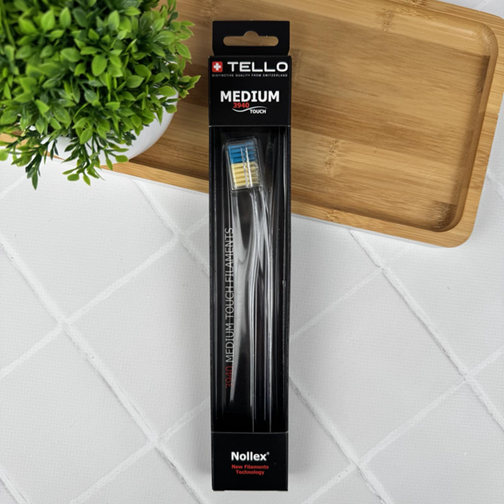 Зубна щітка Tello Medium 3940 (Швейцарія) НФ-00000857 фото