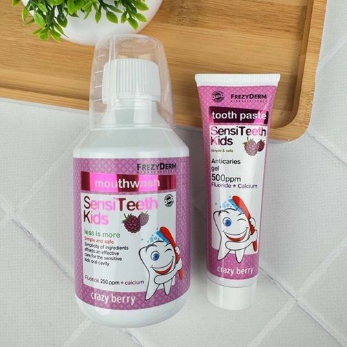 Ополаскиватель детский FrezyDerm Sensiteeth Kids Mouthwash, 250 мл НФ-00000413 фото