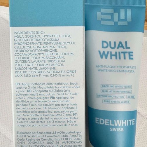 Зубная паста Edel White Dual White (Швейцария), 75 мл НФ-00001018 фото
