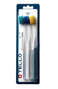 Набор зубных щеток Tello Soft 4920 (Швейцария), 3 шт НФ-00000410 фото