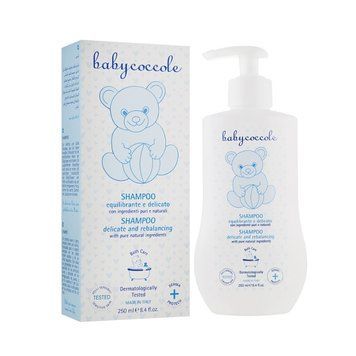Детский нежный шампунь Babycoccole (Италия), с 0 лет, 250 мл НФ-00000299 фото