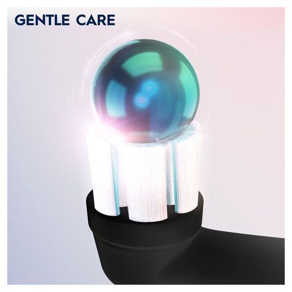 Змінні насадки на електричну зубну щітку Oral-B iO Gentle Care, чорні (Німеччина), 4 шт НФ-00001235 фото